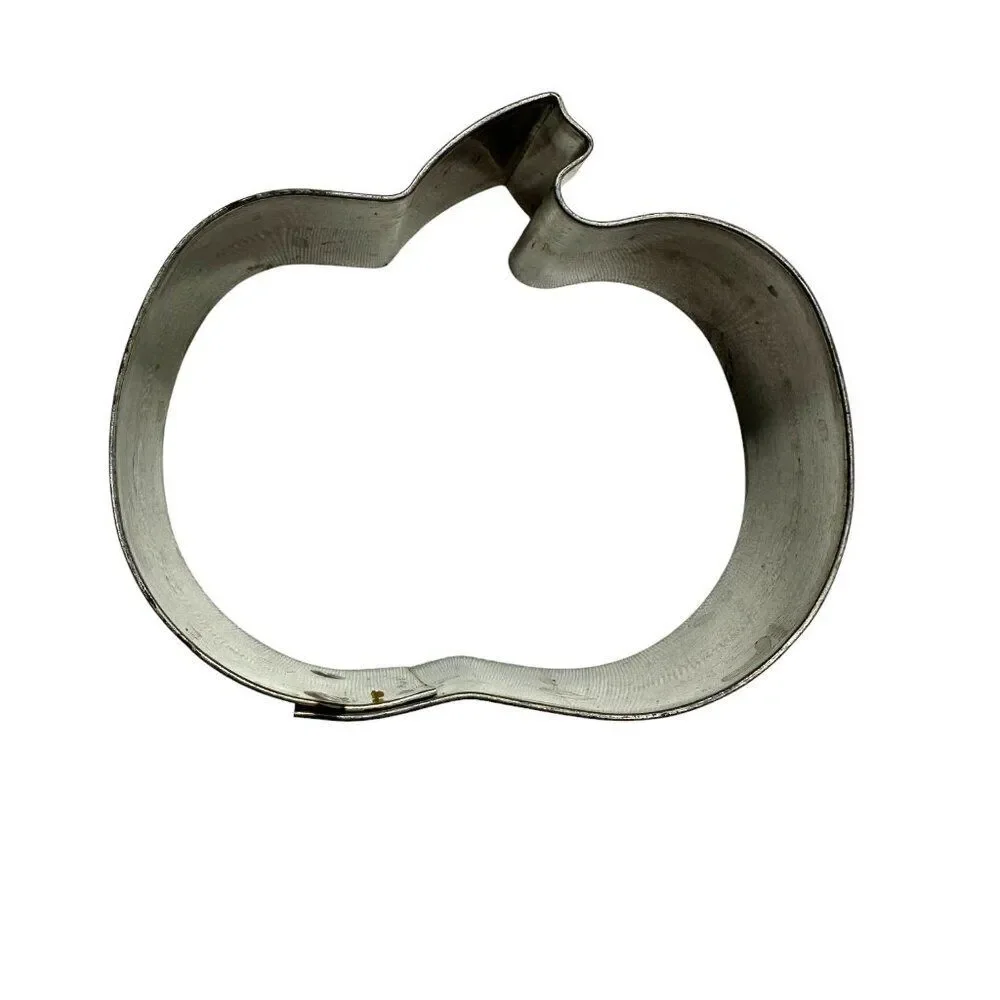 Silver Metal Cookie Cutters (Set of 5)